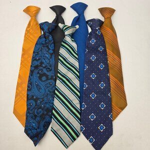 Vintage Clip On Ties 7 Pieces